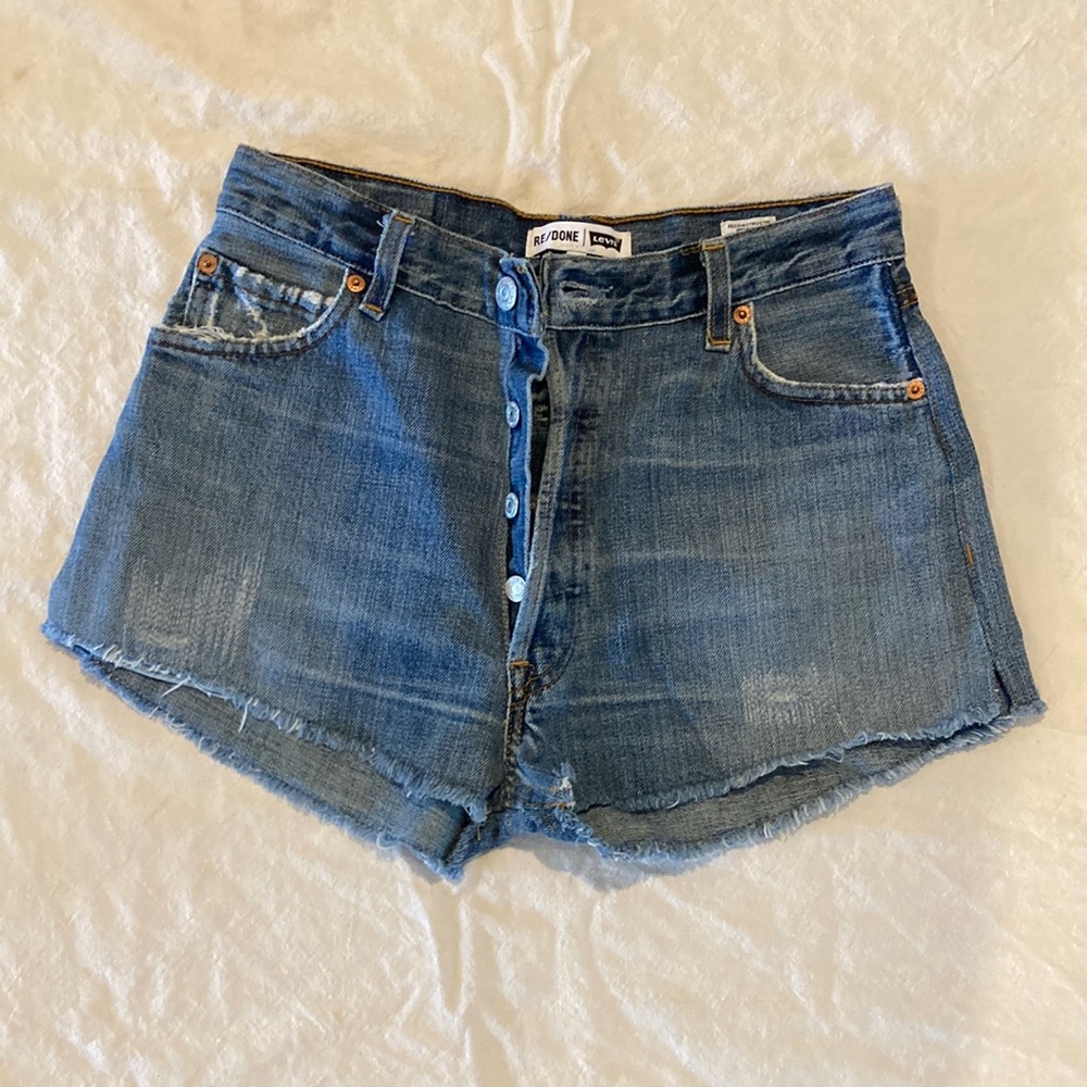 Re/Done cutoff shorts